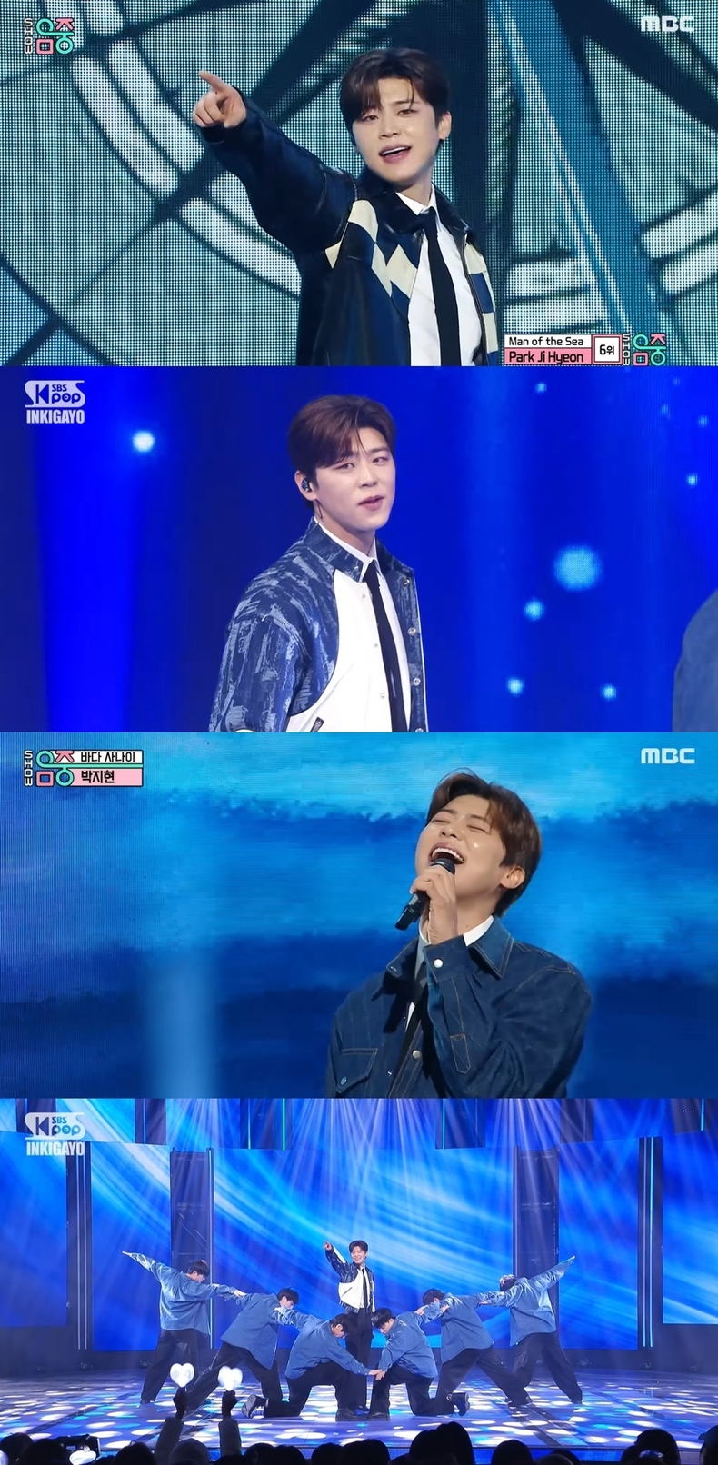 ‘뮤직뱅크’, ‘쇼! 음악중심’, ‘인기가요’ 유튜브 캡처/사진=티엔엔터테인먼트
