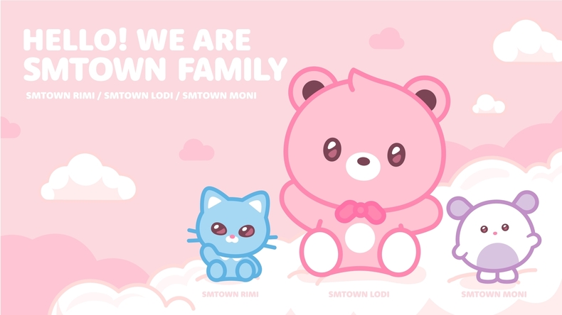 SM 신규 공식 캐릭터 ‘SMTOWN FAMILY’ 이미지/사진=SM엔터테인먼트