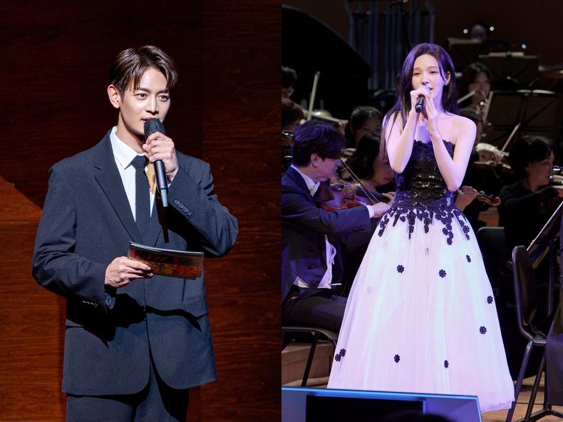 SM CLASSICS LIVE 2025 샤이니 민호, 레드벨벳 웬디 출연 모습/사진=SM엔터테인먼트