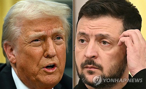 트럼프 미국 대통령, 젤렌스키 우크라이나 대통령