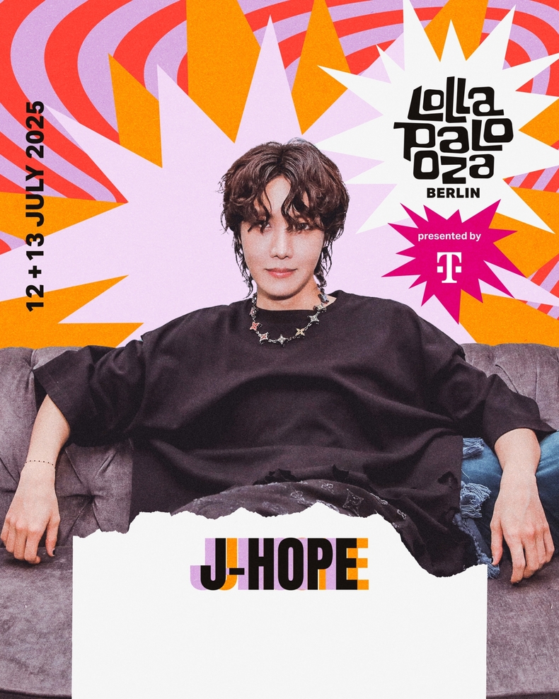 방탄소년단 제이홉/사진=롤라팔루자 베를린 