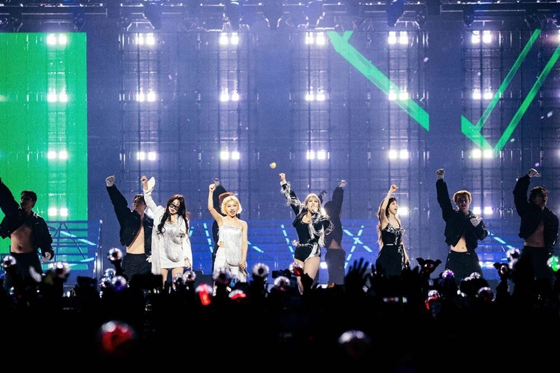 투애니원(2NE1) 마카오 공연 모습/사진=YG엔터테인먼트