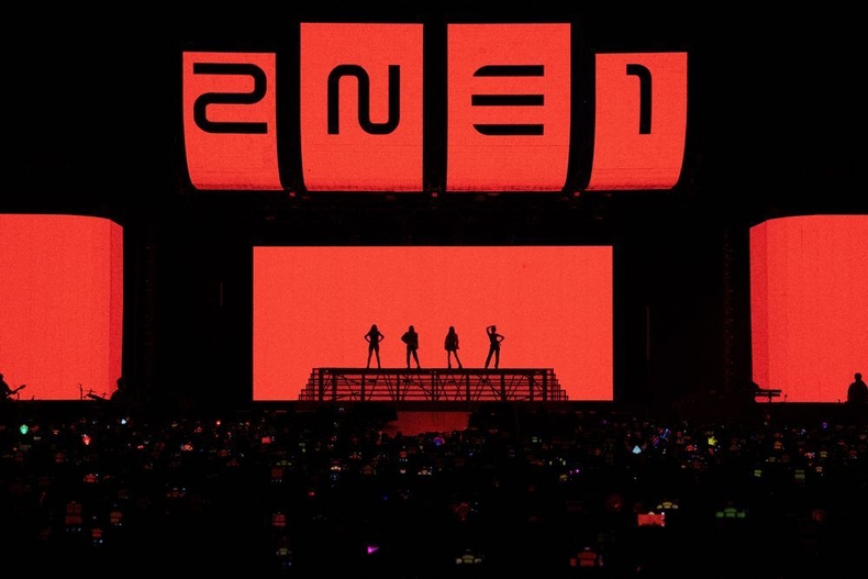 투애니원(2NE1) 마카오 공연 모습/사진=YG엔터테인먼트