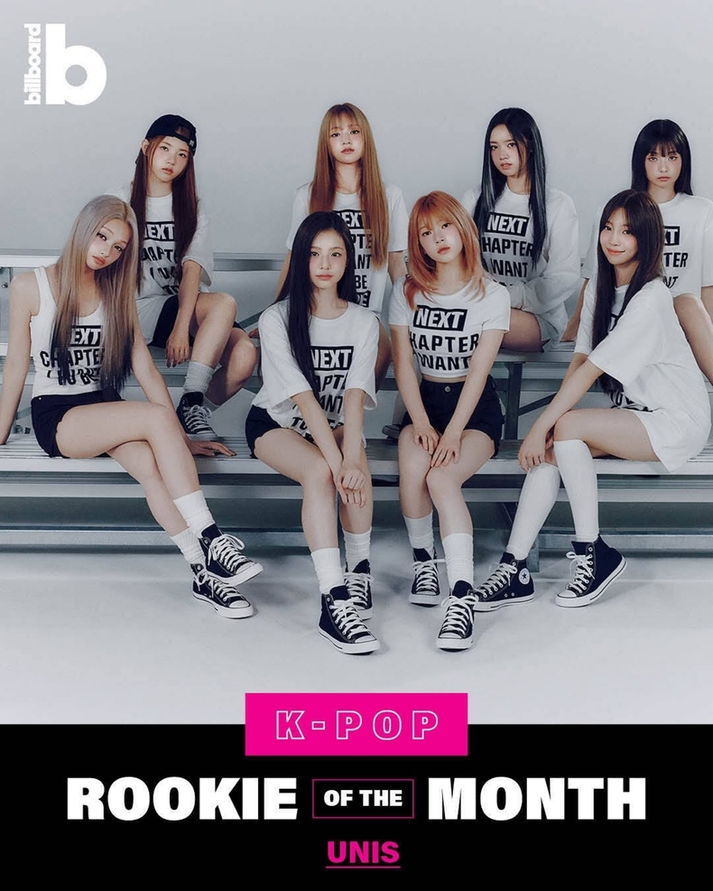 유니스 빌보드 2월 '이달의 루키' 선정/사진=빌보드