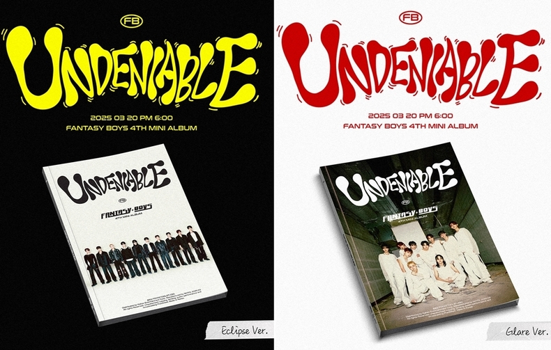 판타지 보이즈, 미니 4집 ‘언디나이어블(UNDENIABLE)’ 커버/사진=포켓돌스튜디오