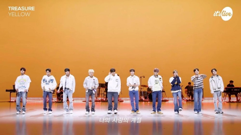 트레저, 미니앨범 타이틀곡 '옐로(YELLOW)' 제작 비하인드 영상 공개/사진=YG엔터테인먼트