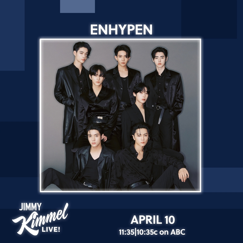 엔하이픈( ‘지미 키멜 라이브!(Jimmy Kimmel Live!)’ 출연 예고/사진=빌리프랩 
