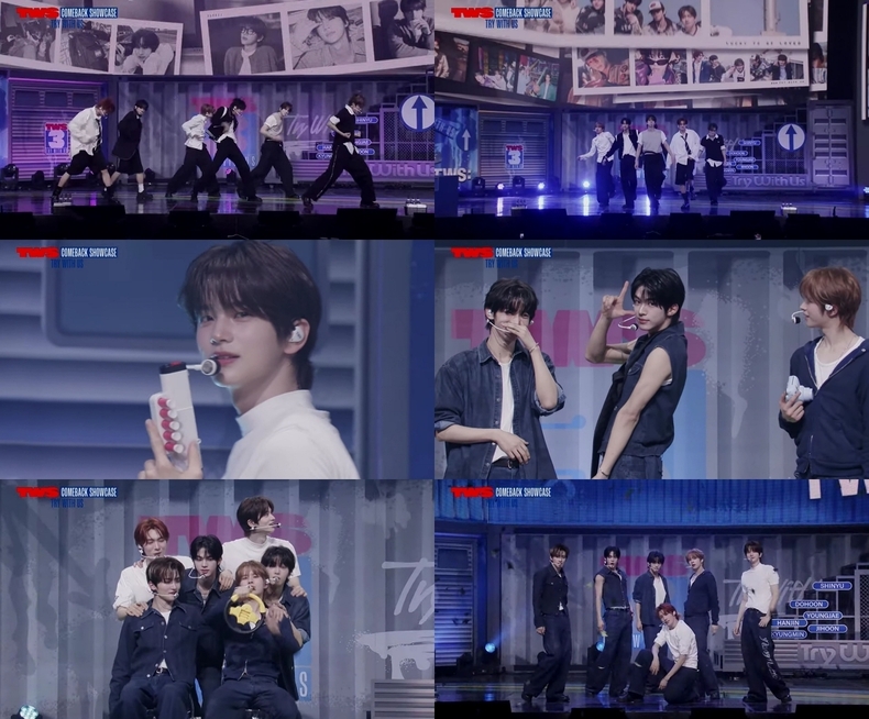 TWS 미니 3집 컴백 쇼케이스 영상 갈무리/사진=플레디스 엔터테인먼트