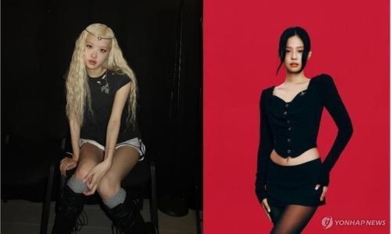 블랙핑크 로제와 제니