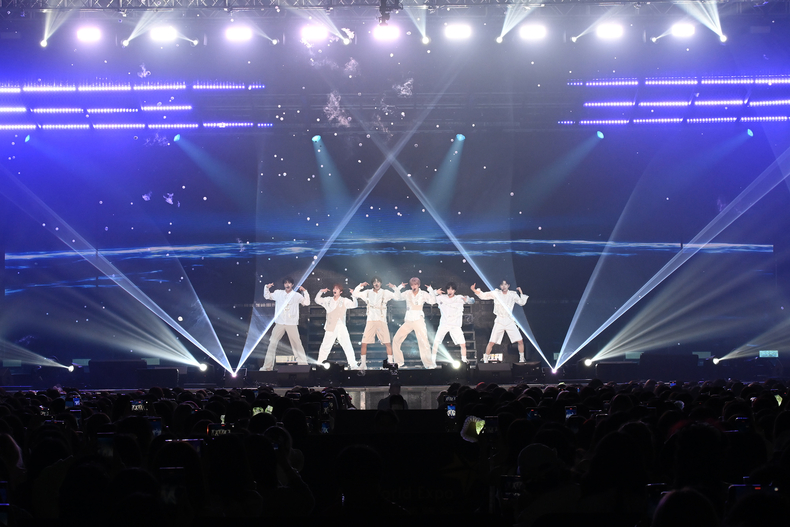 NCT WISH 아시아 투어 홍콩 공연 모습/사진=SM엔터테인먼트
