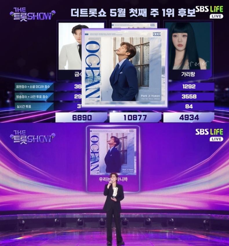 SBS Life ‘더 트롯쇼’ 캡처/사진=제이지스타