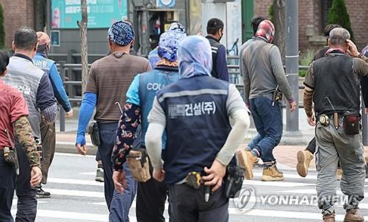 건설노동차 