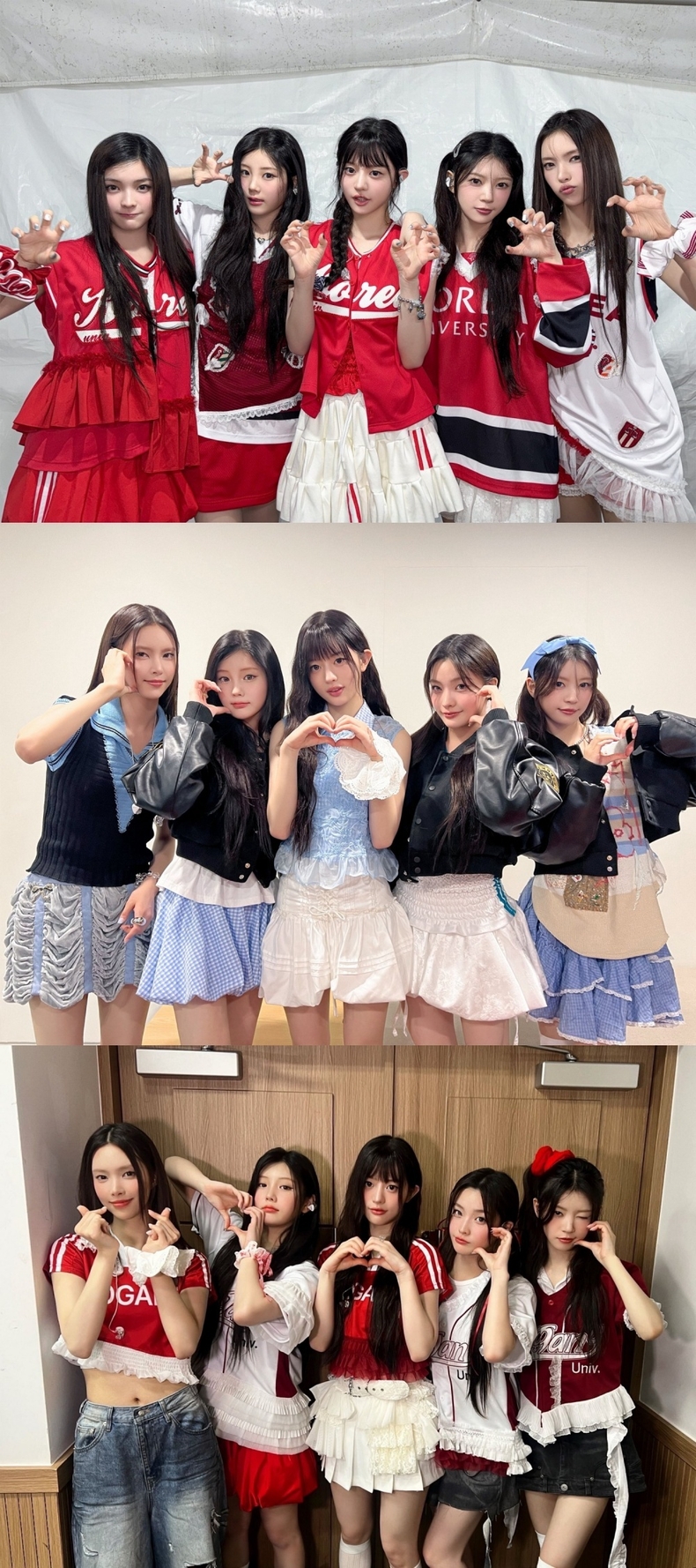 대학 축제 무대 출연한 아일릿/사진=빌리프랩