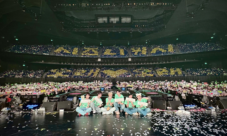 NCT WISH 아시아 투어 타이베이 공연 모습/사진=SM엔터테인먼트