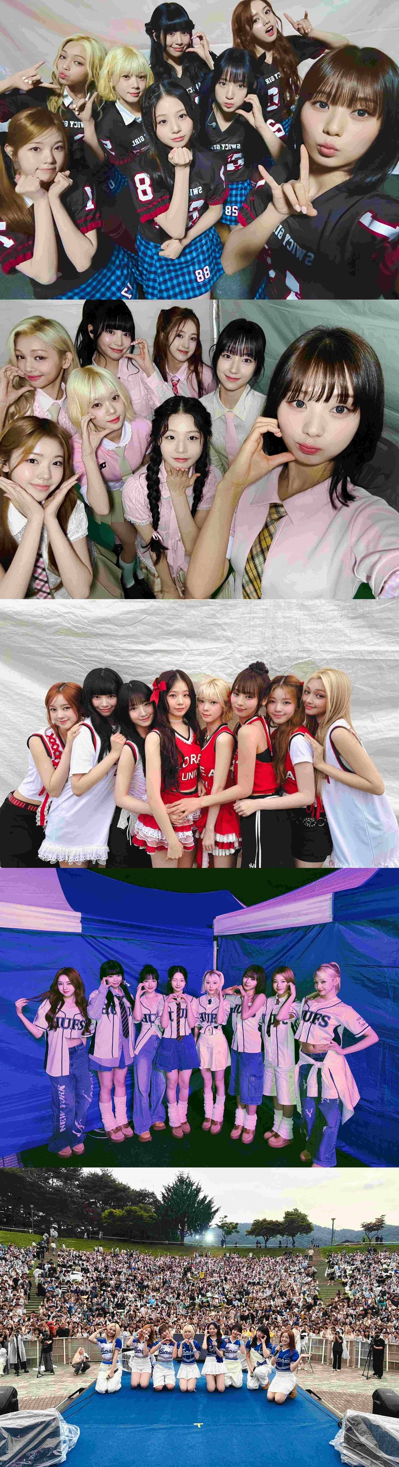 유니스 대학축제 출연 모습/사진=F&F엔터테인먼트