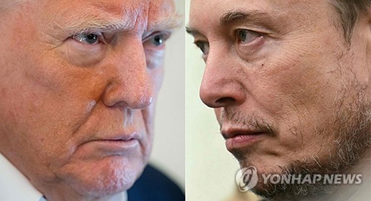트럼프 대통령(왼쪽)과 머스크