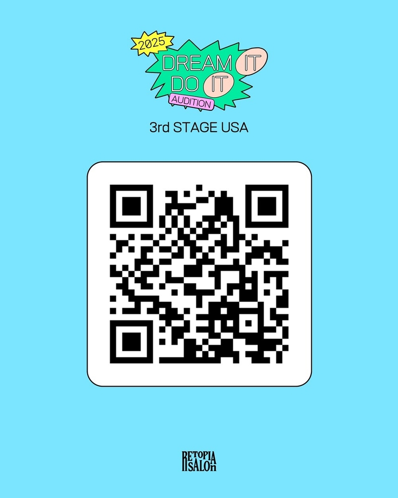 레토피아살롱 미국 오디션 QR/사진=레토피아살롱