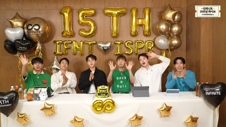 인피니트, 데뷔 15주년 라이브 성료/사진=인피니트 컴퍼니