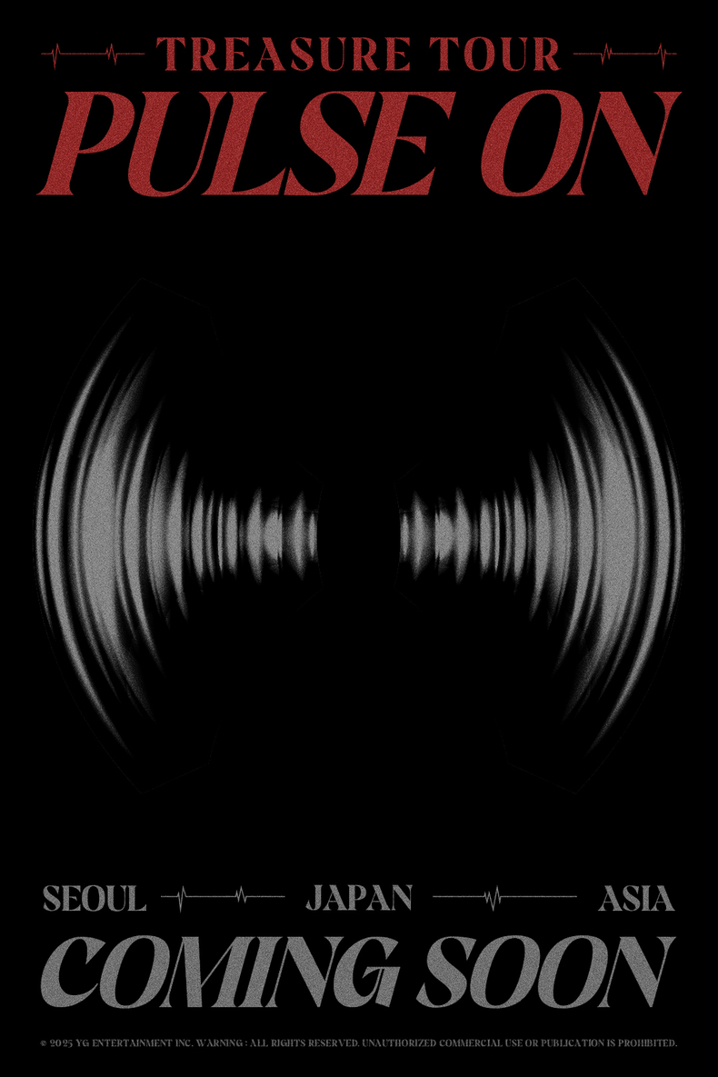 트레저, 2025년 하반기 투어 '펄스 온(PULSE ON)' 개최/사진=YG앤터테인먼트