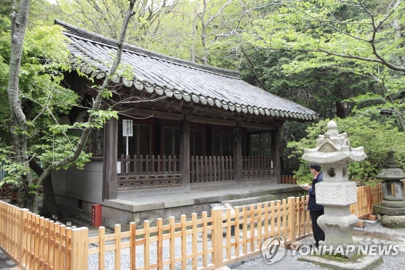 일본 고토쿠인에 있었던 관월당 건물
