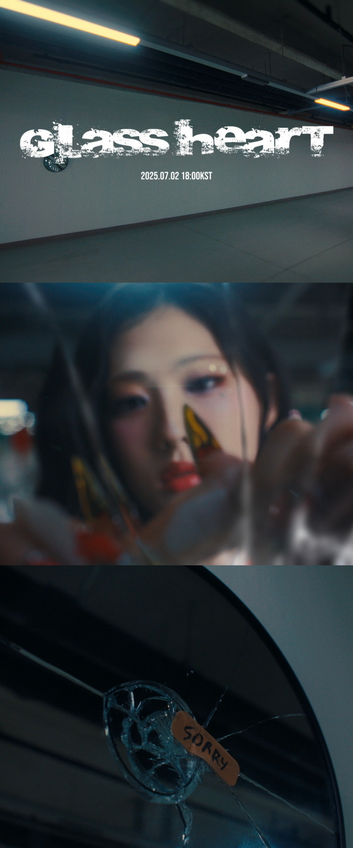 아이칠린 선공개곡 ‘글라스 하트(Glass Heart)’ 티저 공개/사진=케이엠이엔티