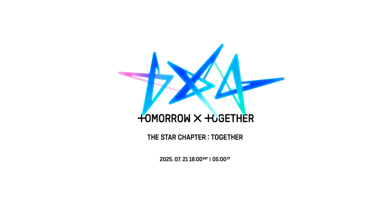 투모로우바이투게더 '별의 장 TOGETHER' 로고 모션 섬네일/사진=빅히트 뮤직