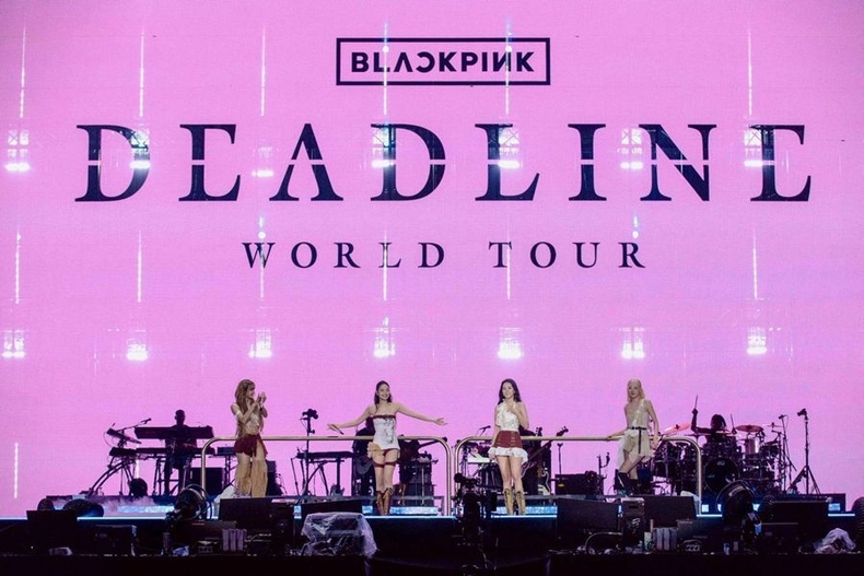 'BLACKPINK WORLD TOUR <DEADLINE> IN GOYANG' 무대 모습/사진=YG엔터테인먼트