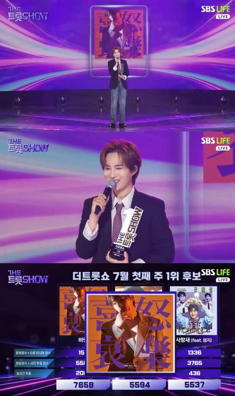 SBS Life ‘더 트롯쇼’ 캡처/사진=제이지스타