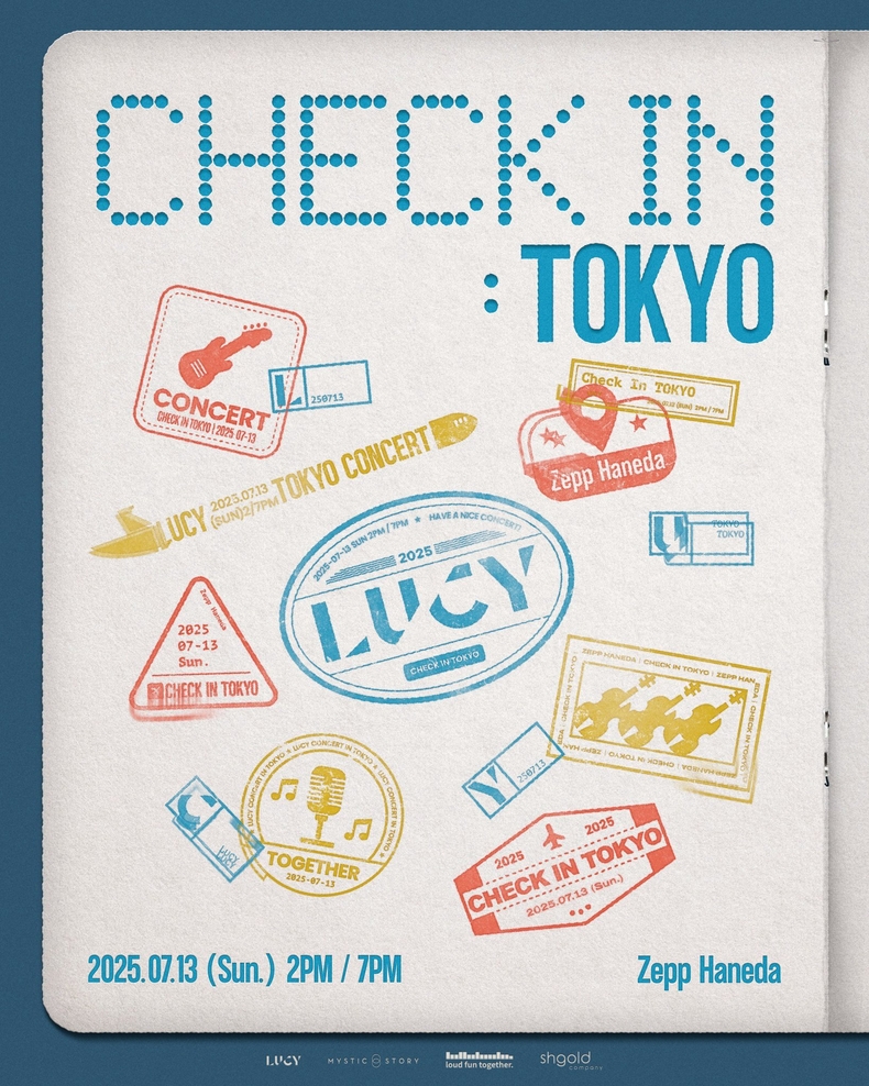 루시 일본 단독 콘서트 'CHECK IN TOKYO' 포스터/사진=미스틱스토리