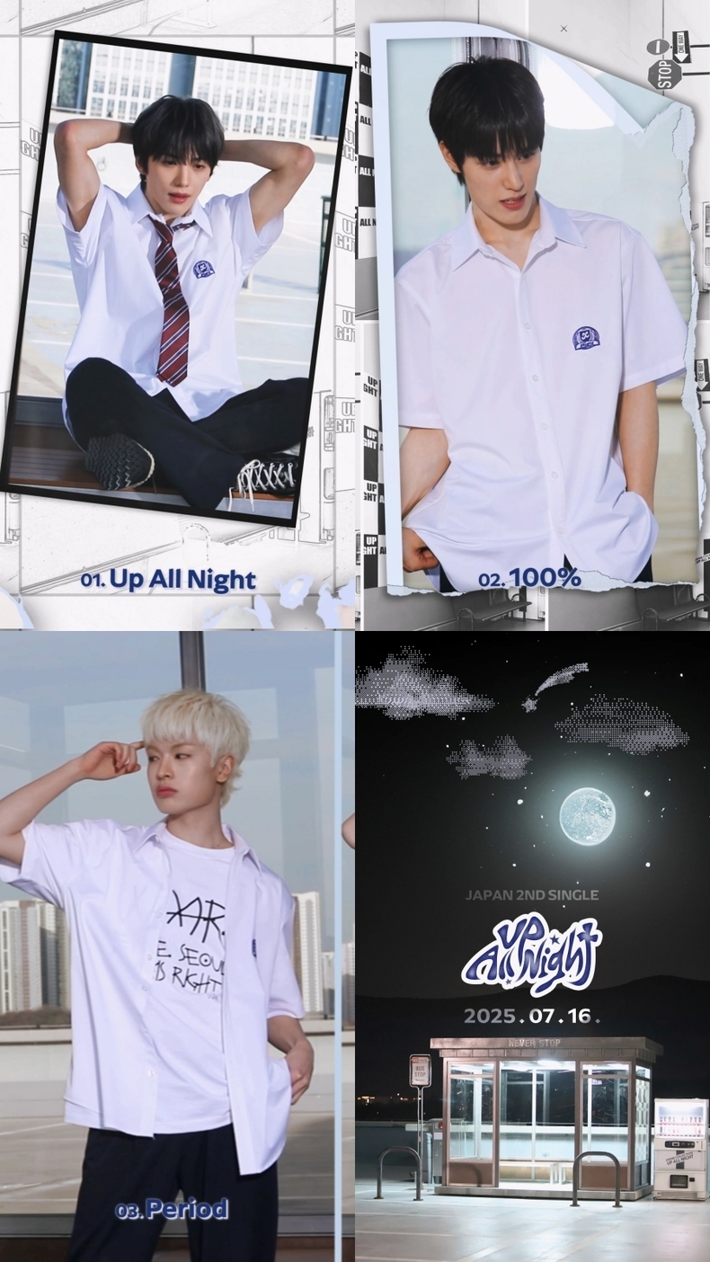 싸이커스 일본 두 번째 싱글 '업 올 나이트(Up All Night)' 프리뷰 영상 갈무리/사진=KQ엔터테인먼트
