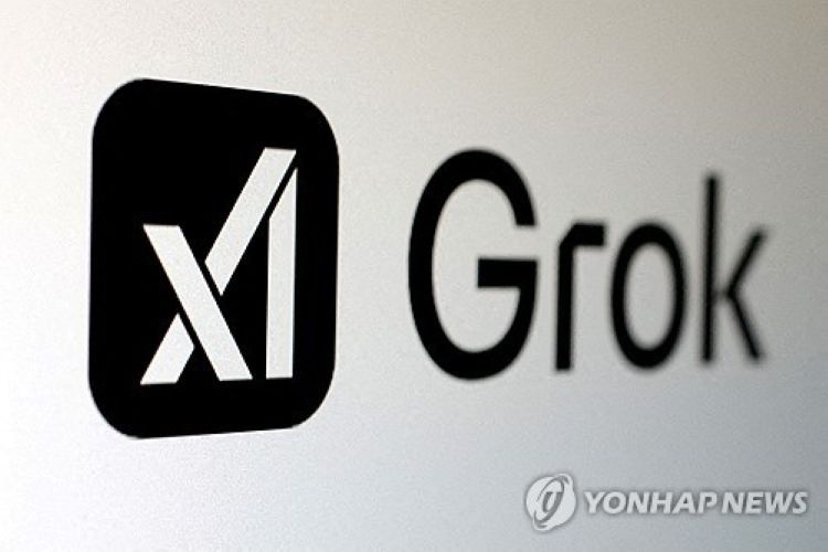 xAI와 챗봇 그록 로고