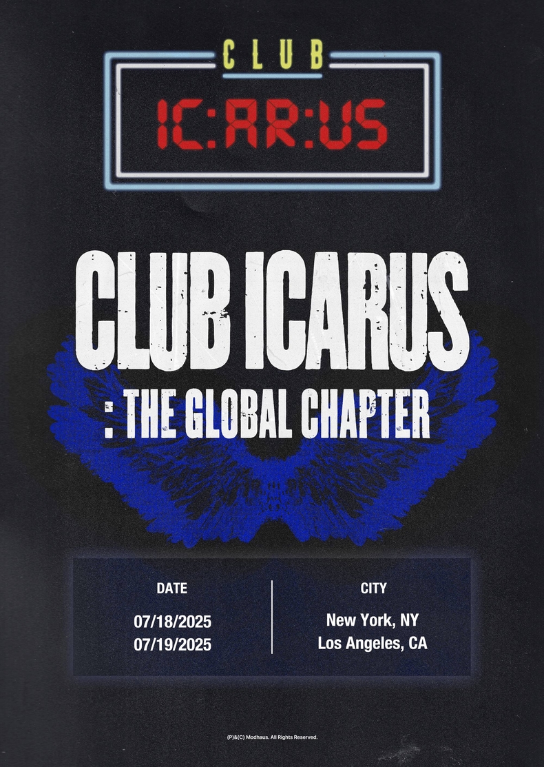 '클럽 이카루스: 더 글로벌 챕터(CLUB ICARUS: THE GLOBAL CHAPTER)' 포스터/사진=모드하우스