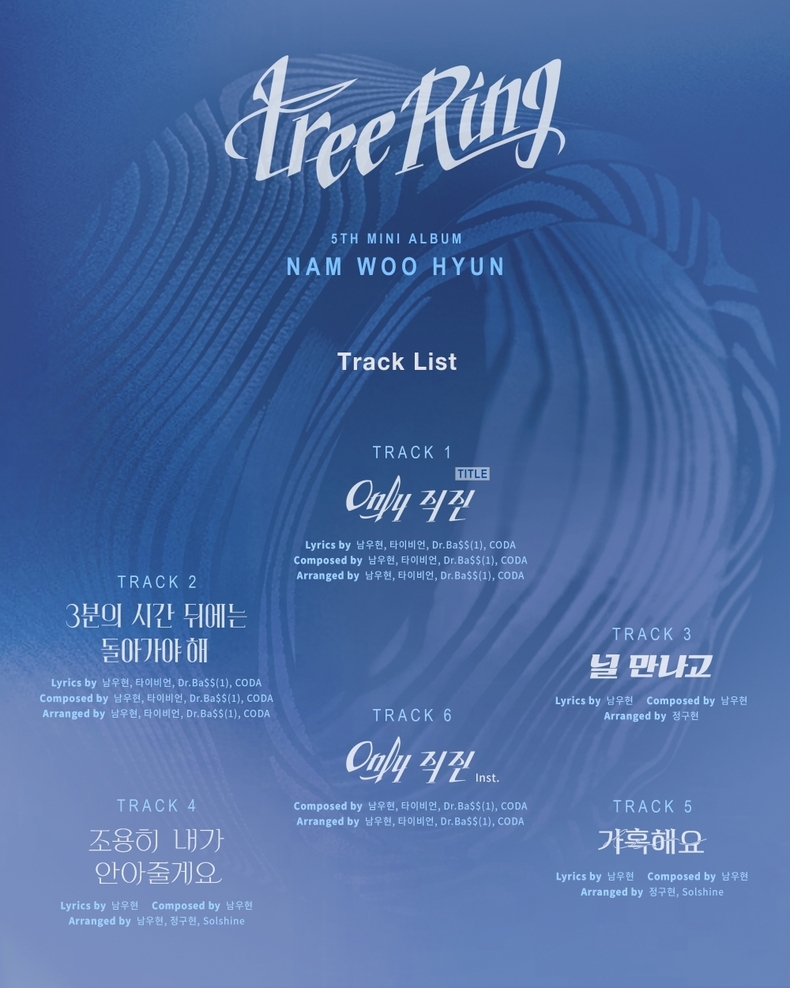 인피니트 남우현, 신보 트랙리스트 공개/사진=빌리언스
