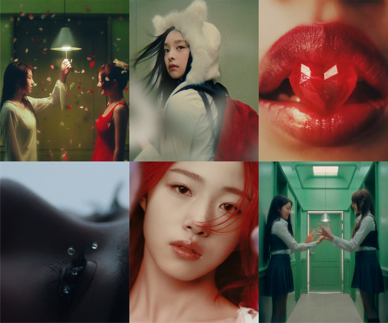 앳하트 첫 번째 EP 'Plot Twist' 뮤직 콜라주 필름 갈무리/사진=타이탄 콘텐츠