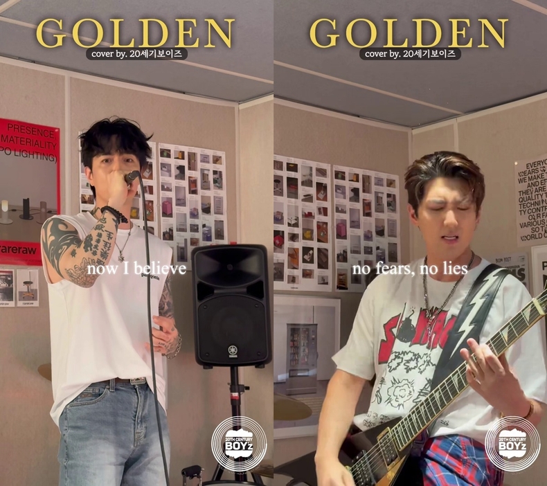 이혁X정모 '20세기보이즈', ‘Golden’ 록 버전 공개/사진=타키엘 레코즈