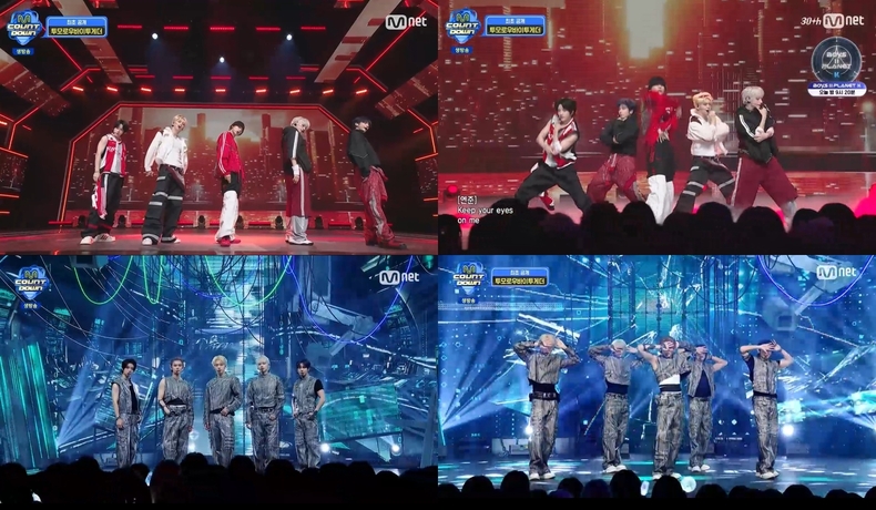 투모로우바이투게더 엠카운트다운 무대 갈무리/사진=빅히트 뮤직