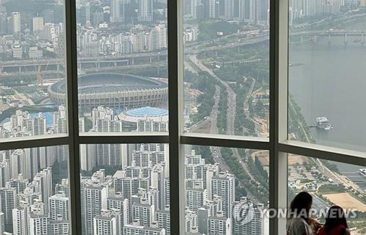 서울 송파구 일대 아파트 모습