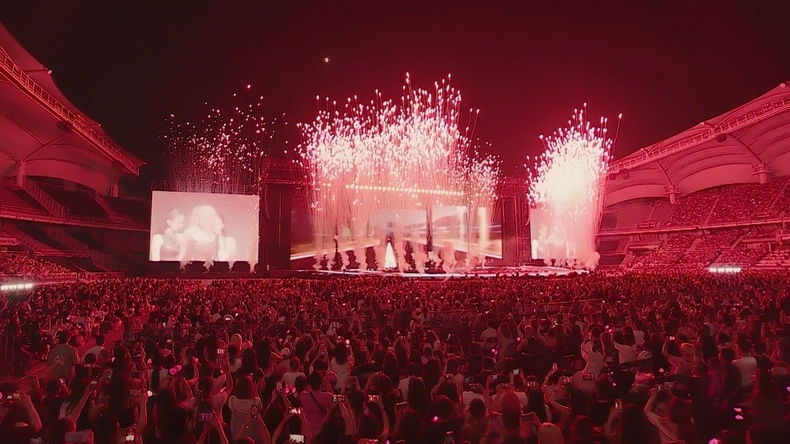 블랙핑크 고양 콘서트 현장 영상 캡처/사진=YG엔터테인먼트