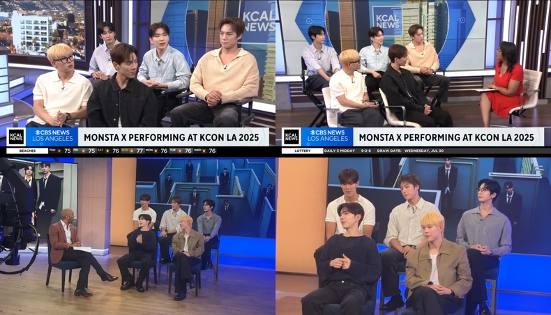몬스타엑스 미국 아침 방송 출연/사진=스타쉽엔터테인먼트