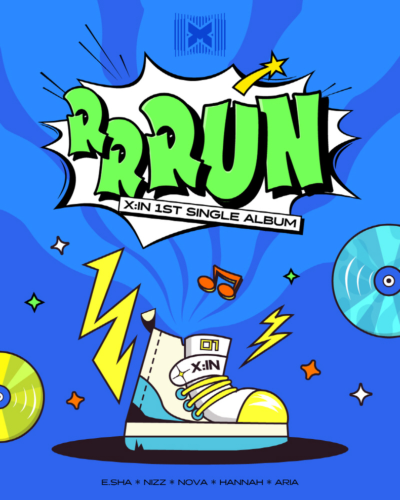 엑신(X:IN) 싱글 앨범 'RRRUN' 커밍순 포스터/사진=비바이엔터테인먼트