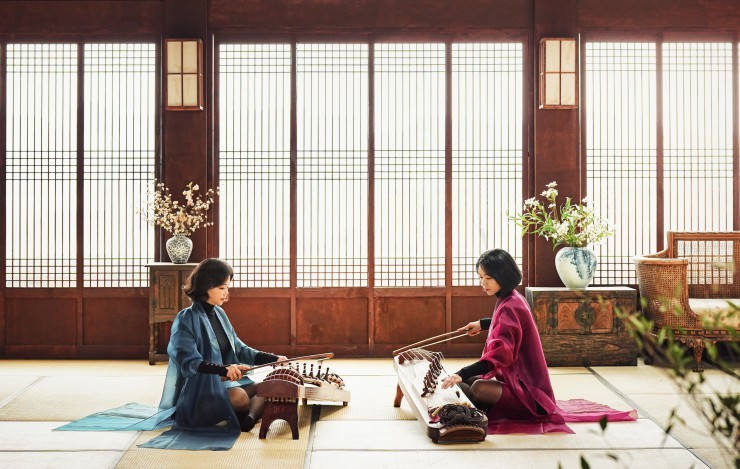 김보은과 조누리로 구성된 여성 아쟁 이중주 ‘뮤이스트'/사진=싱싱국악배달부