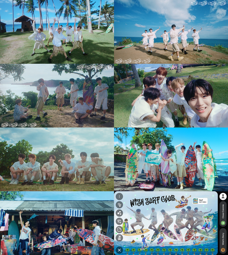 NCT WISH 서머송 'Surf' 뮤직비디오 캡처/사진=SM엔터테인먼트