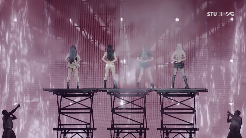 블랙핑크, 고양 콘서트 비하인드 영상 캡처/사진=YG엔터테인먼트