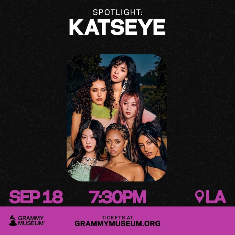 캣츠아이 그래미 뮤지엄 퍼포먼스 예고 이미지/사진=GRAMMY Museum