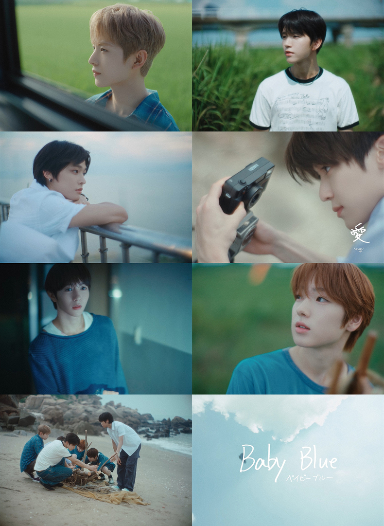 NCT WISH 세 번째 미니앨범 수록곡 'Baby Blue' 뮤직비디오 캡처/사진=SM엔터테인먼트