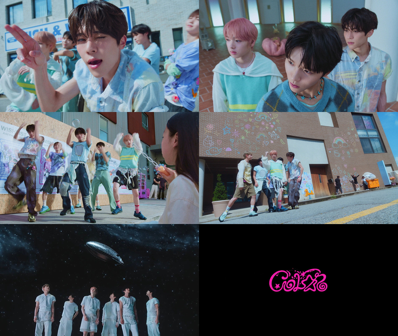 NCT WISH 세 번째 미니앨범 타이틀곡 'COLOR' MV 티저 영상 캡처/사진=SM엔터테인먼트