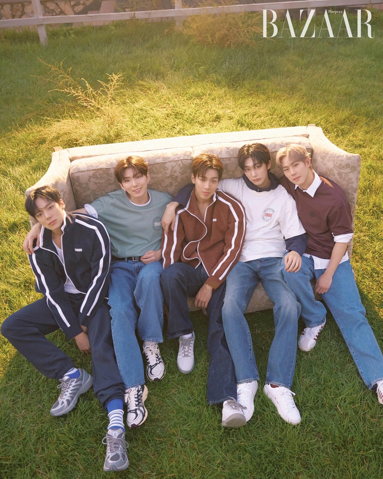 몬스타엑스, 바자 코리아 가을 에디션 커버 장식/사진=하퍼스 바자 코리아