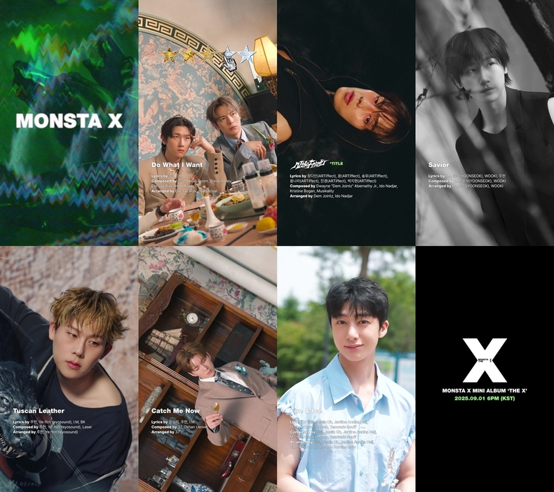 몬스타엑스 '더 엑스' 앨범 프리뷰 영상 캡처/사진=스타쉽엔터테인먼트