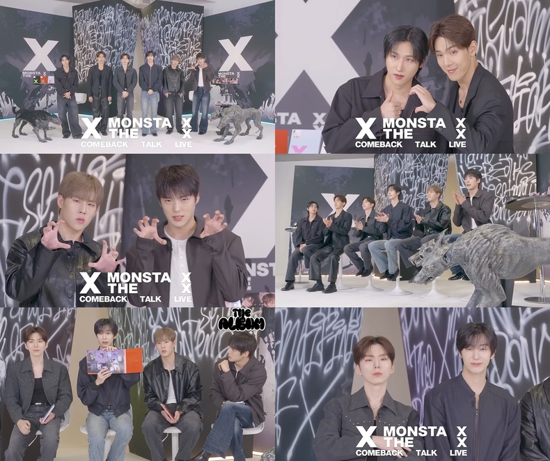 몬스타엑스 컴백 라이브 캡처/사진=스타쉽엔터테인먼트
