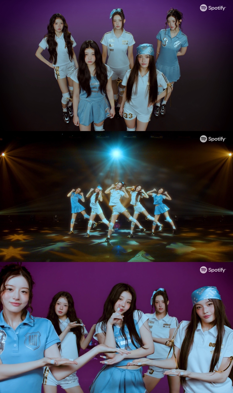 아일릿 'oops!' 스포티파이 퍼포먼스 영상/사진=빌리프랩
